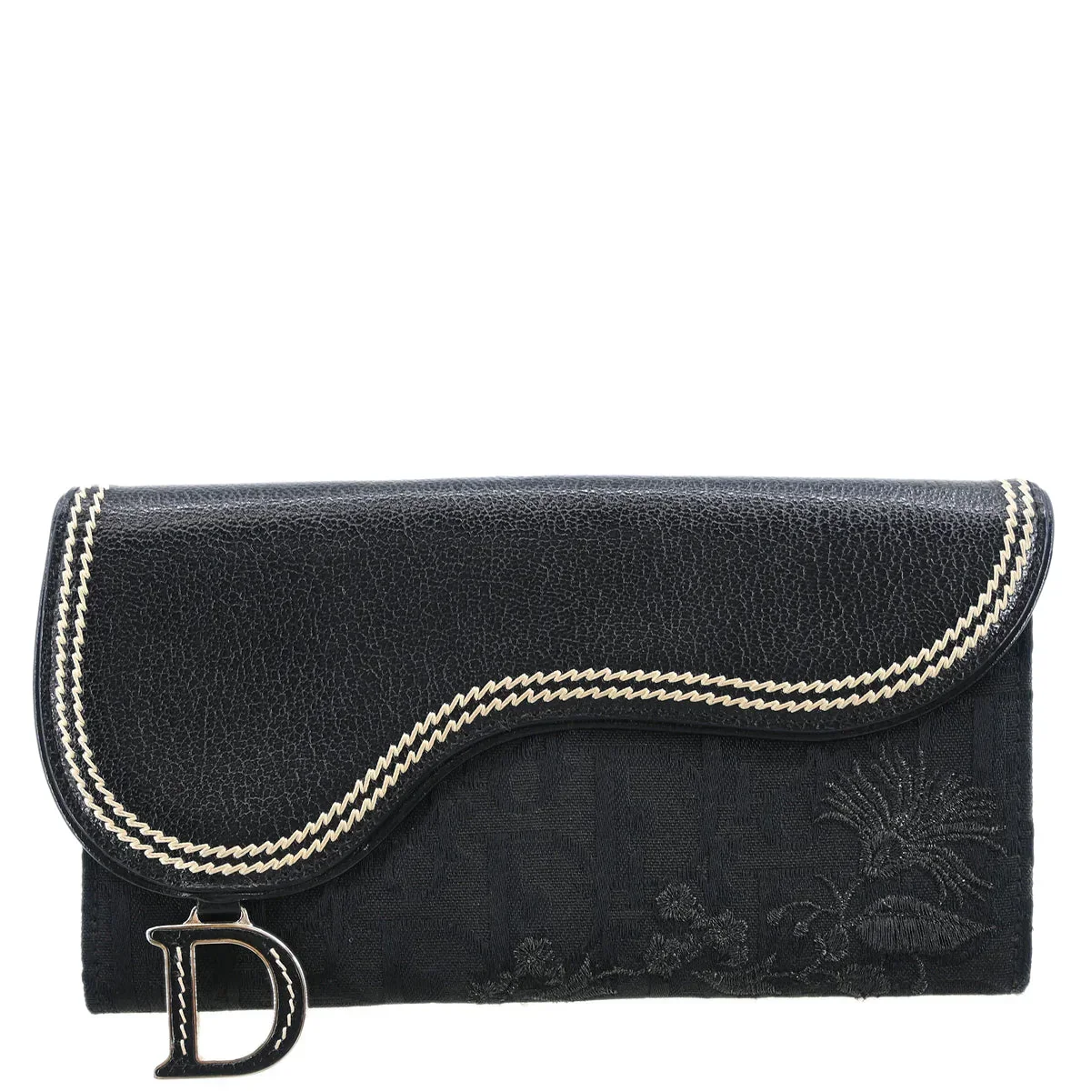 Christian Dior 2005 Black Trotter Wallet