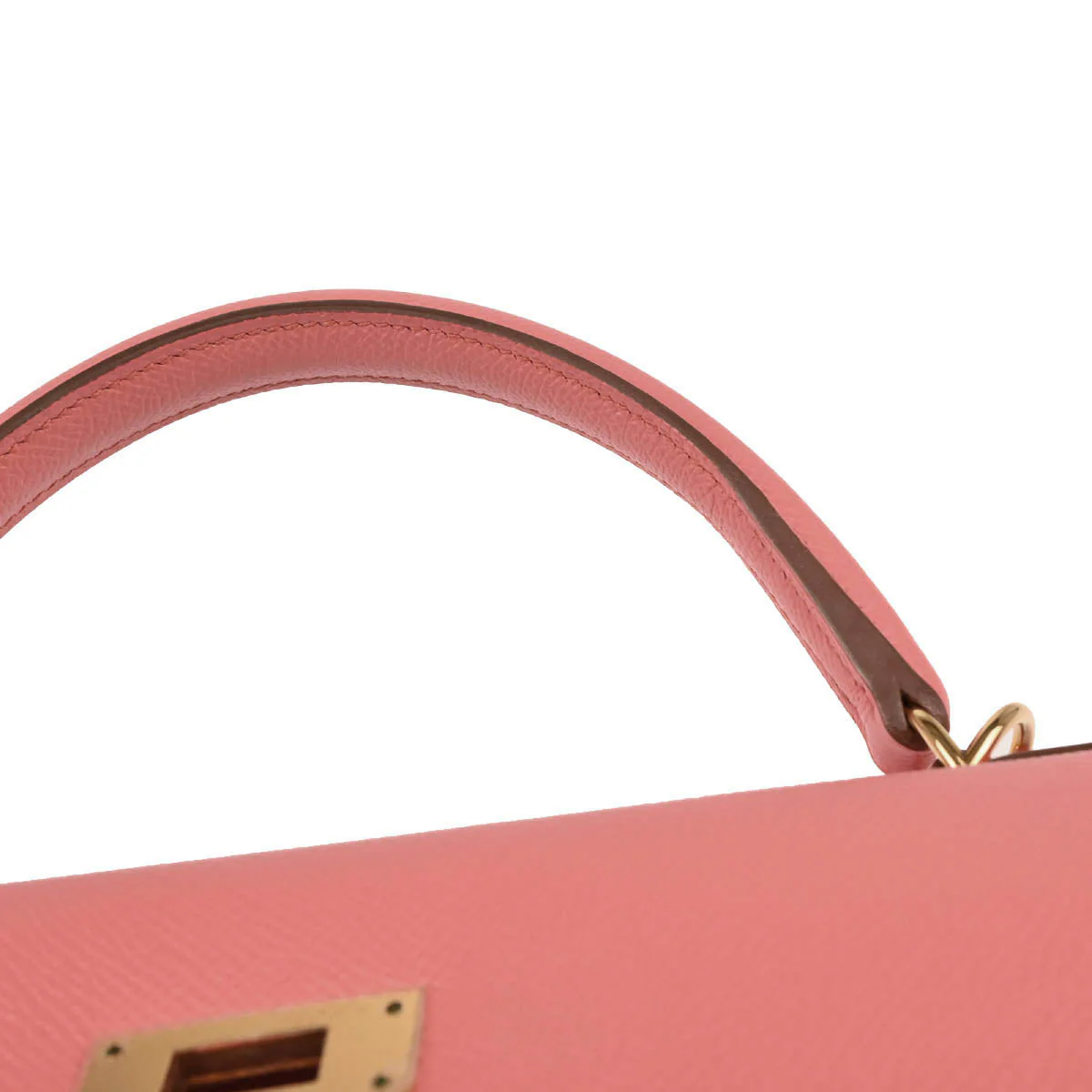 Hermes 2014 Flamingo Epsom Kelly 32 Sellier 2way Shoulder Handbag - Image 7