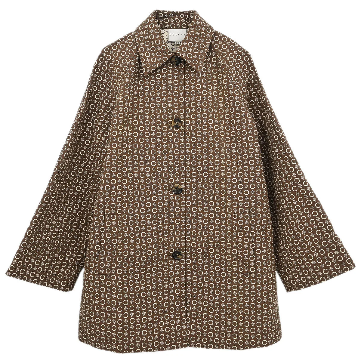 Celine Coat Macadam Brown #3