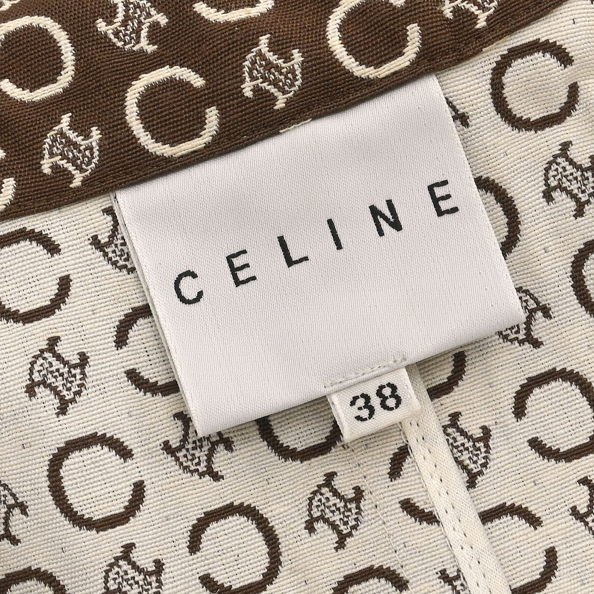 Celine Coat Macadam Brown #3 - Image 11