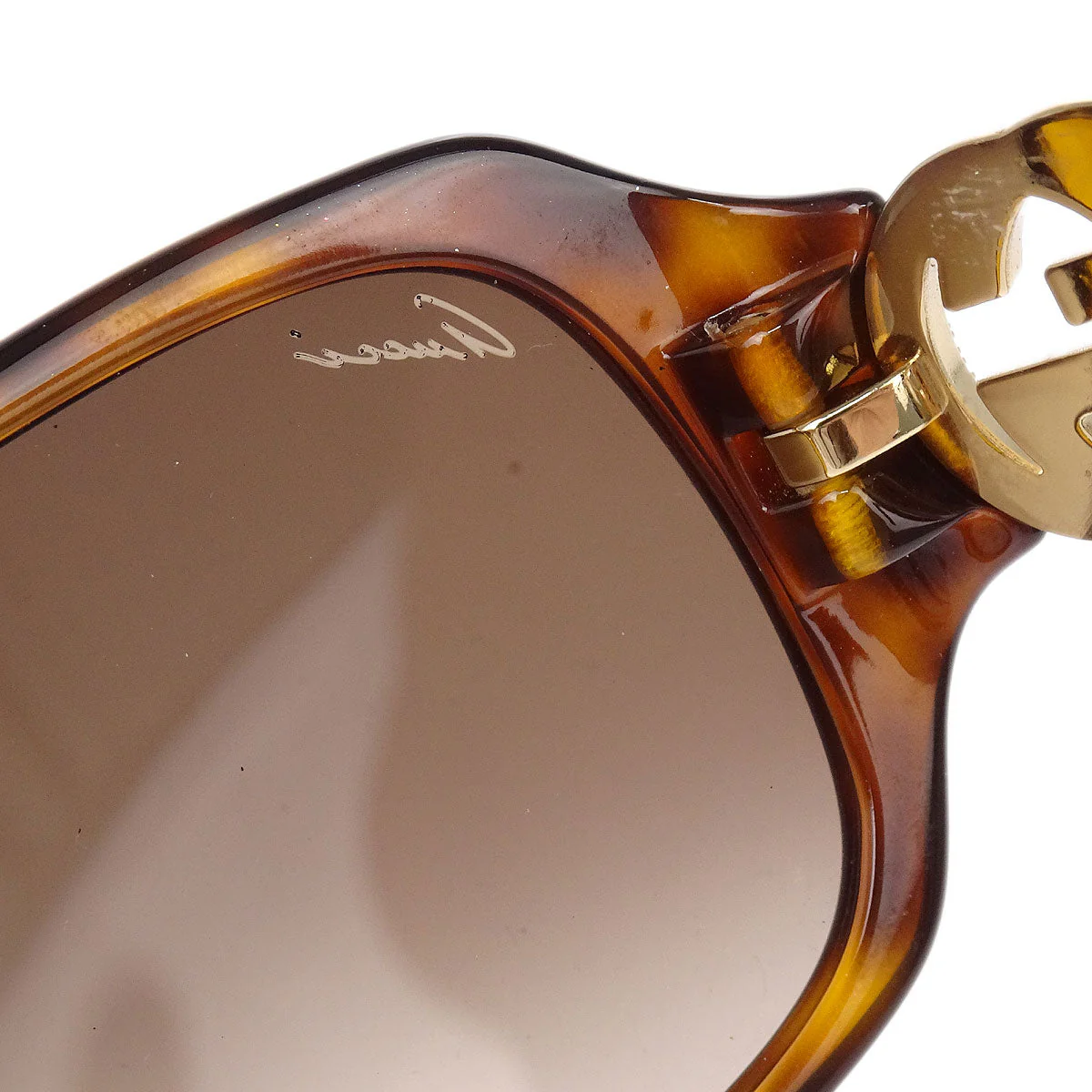 Gucci Sunglasses Eyewear Brown Rhinestone - Image 5