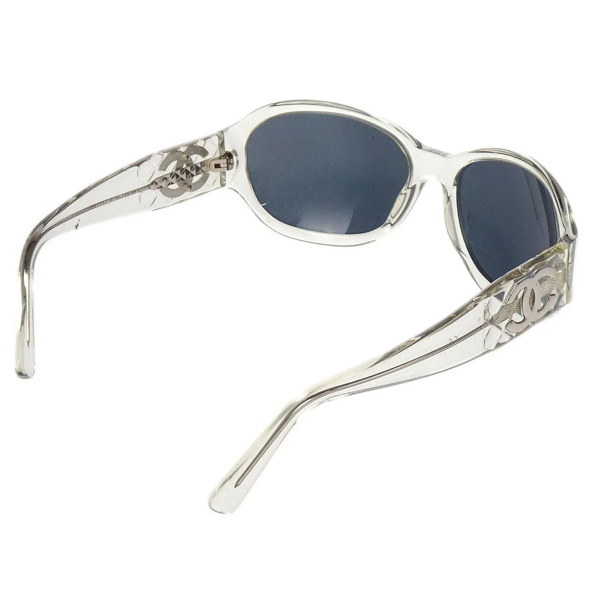 Chanel Sunglasses Eyewear Black Clear Small Good - Image 2