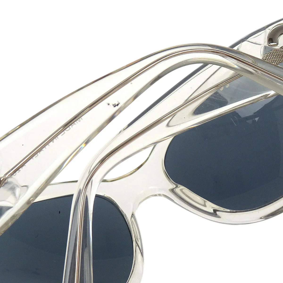 Chanel Sunglasses Eyewear Black Clear Small Good - Image 6