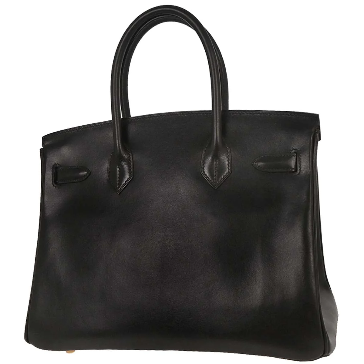Hermes Black Box Calf Birkin 30 Handbag - Image 2
