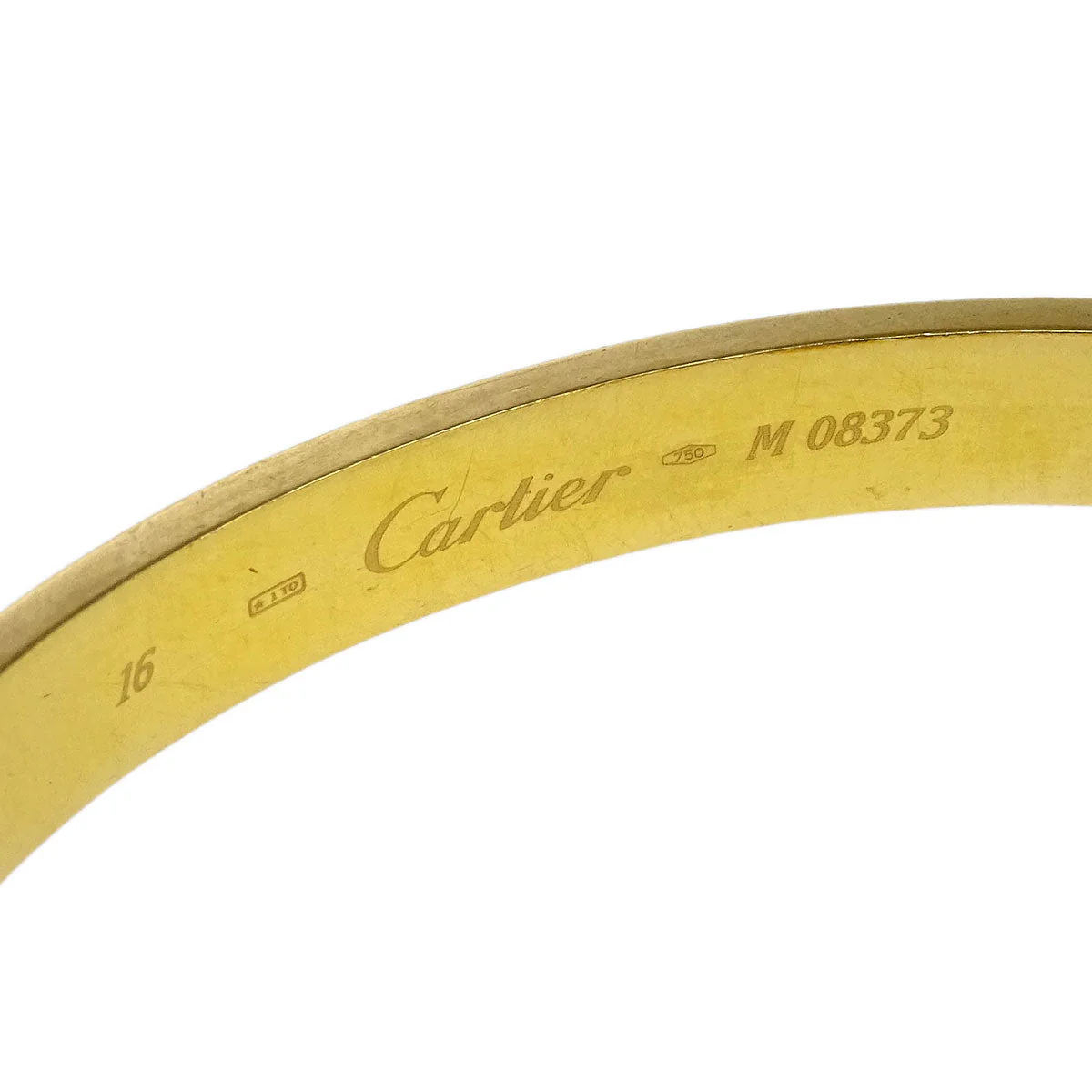 Cartier Love Bracelet Bangle M08373 750 #16 - Image 3