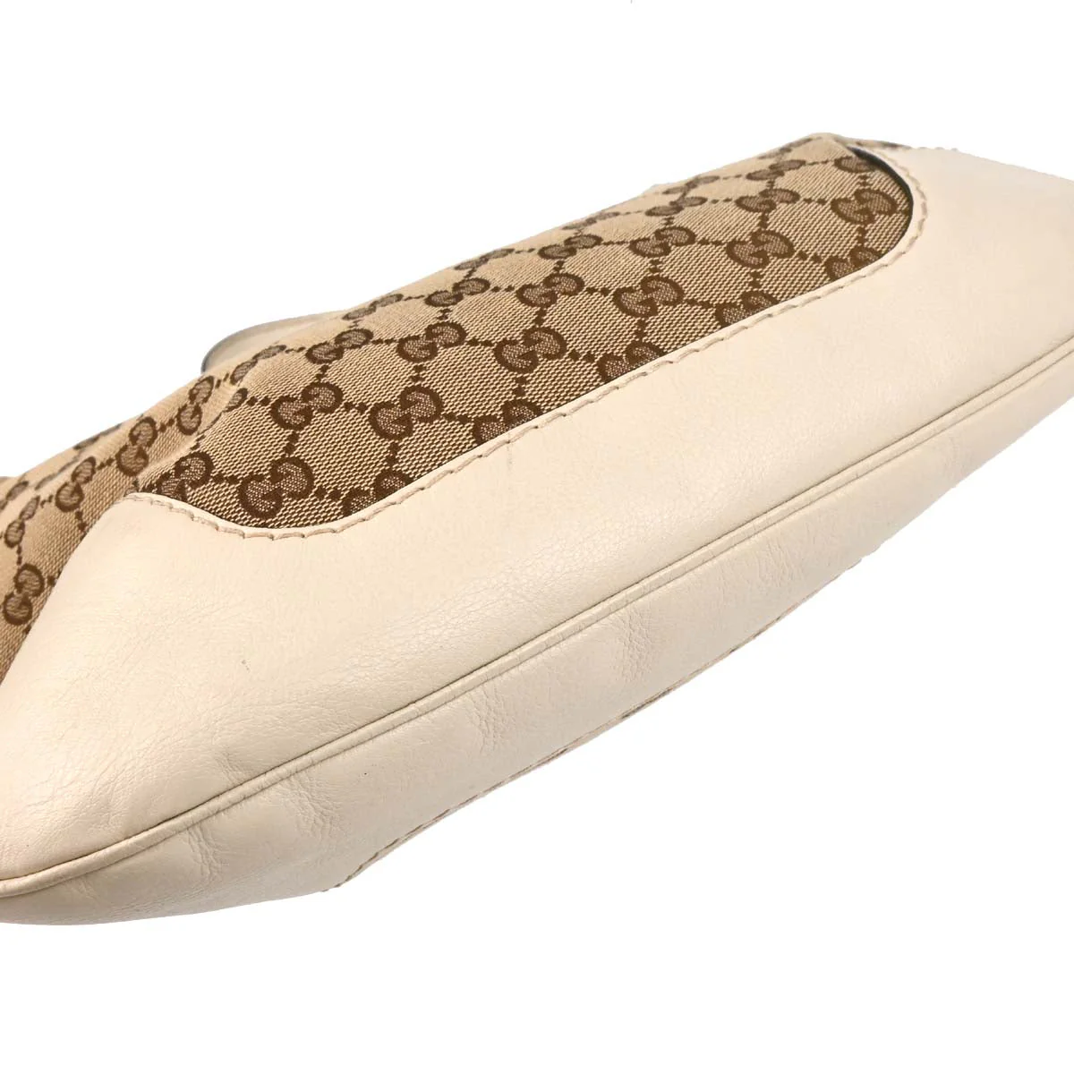 Gucci Beige GG Hobo Handbag - Image 5