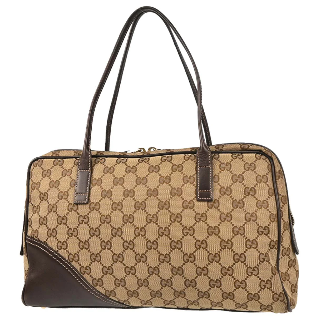 Gucci Beige GG Handbag - Image 2