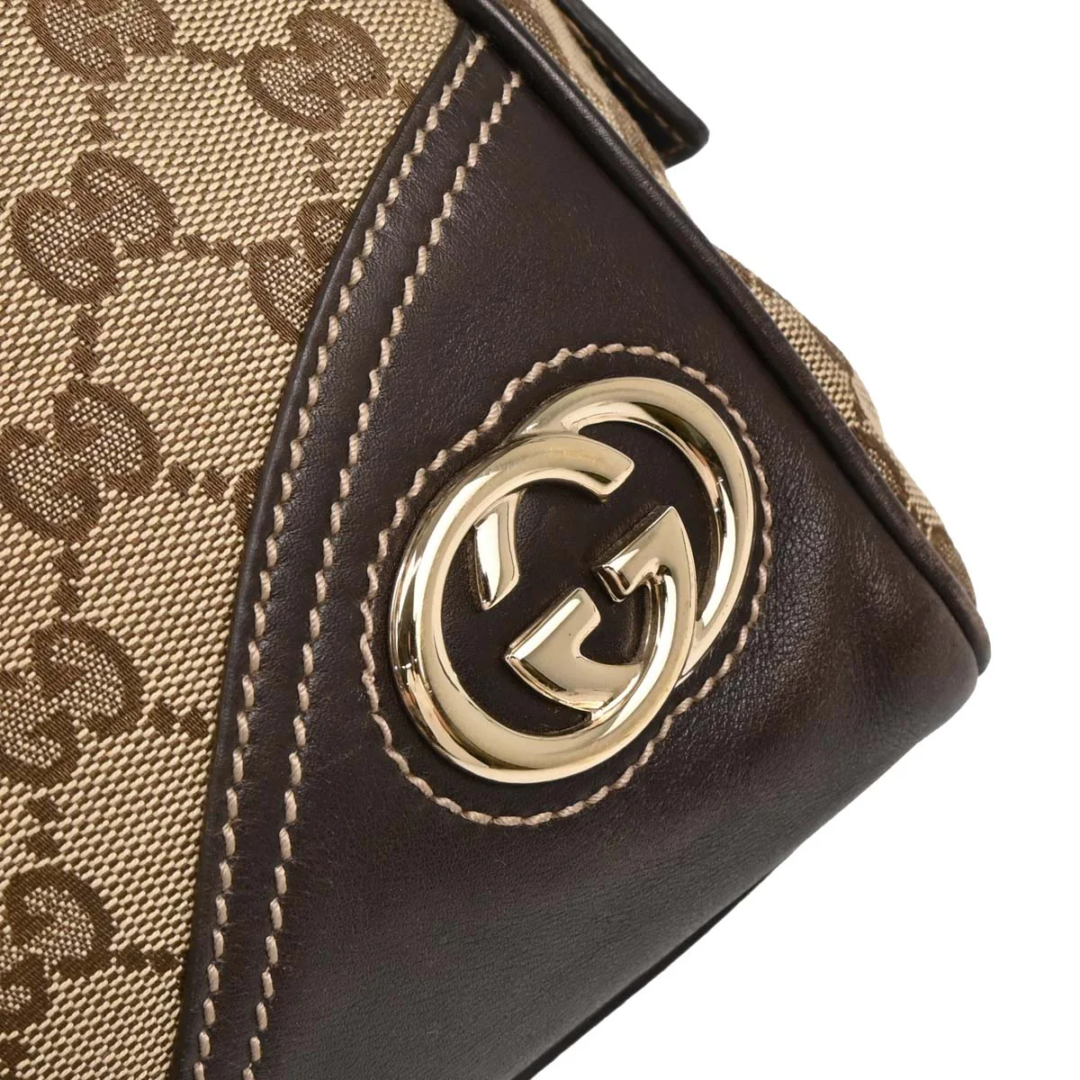 Gucci Beige GG Handbag - Image 4