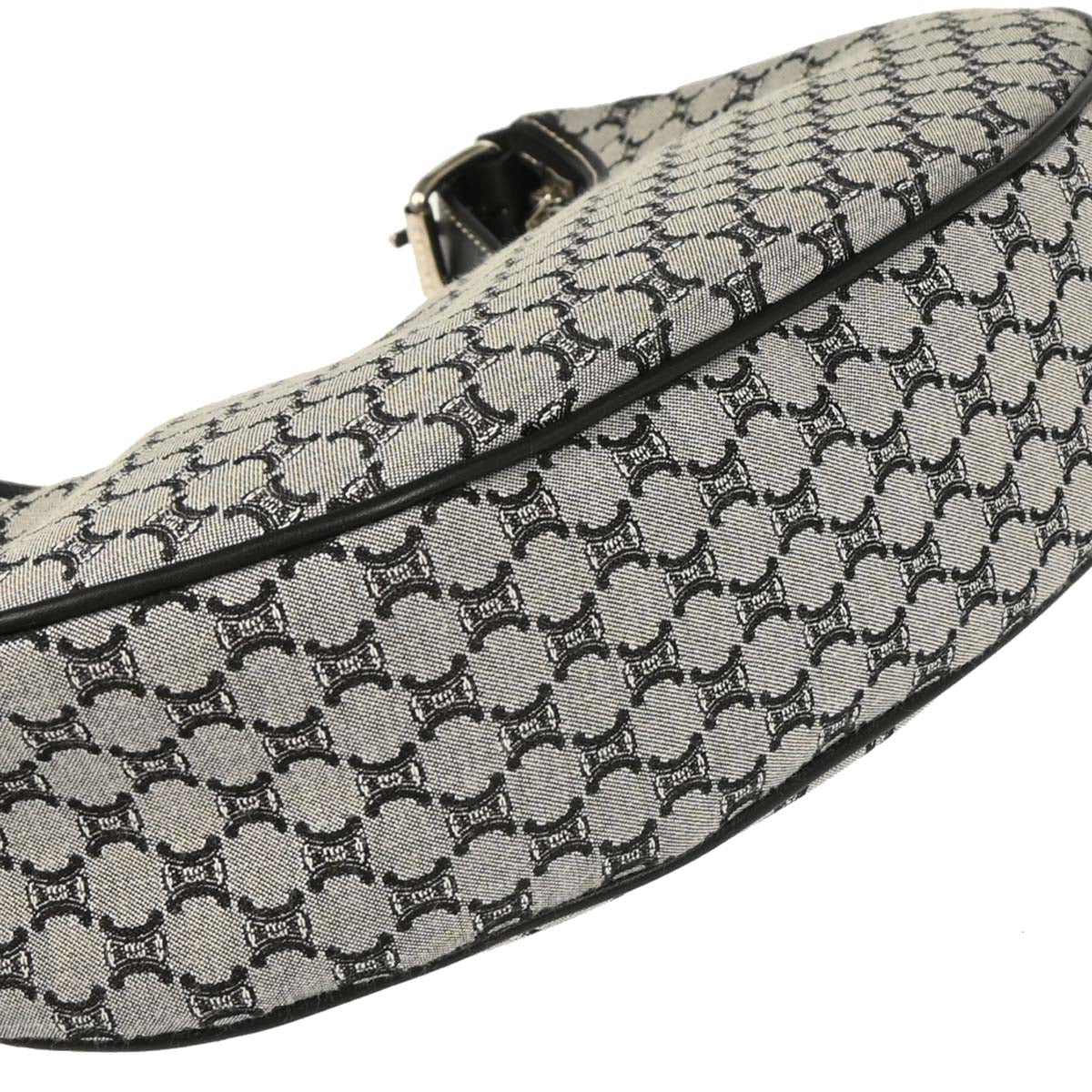 Celine Gray Canvas Macadam Handbag - Image 3