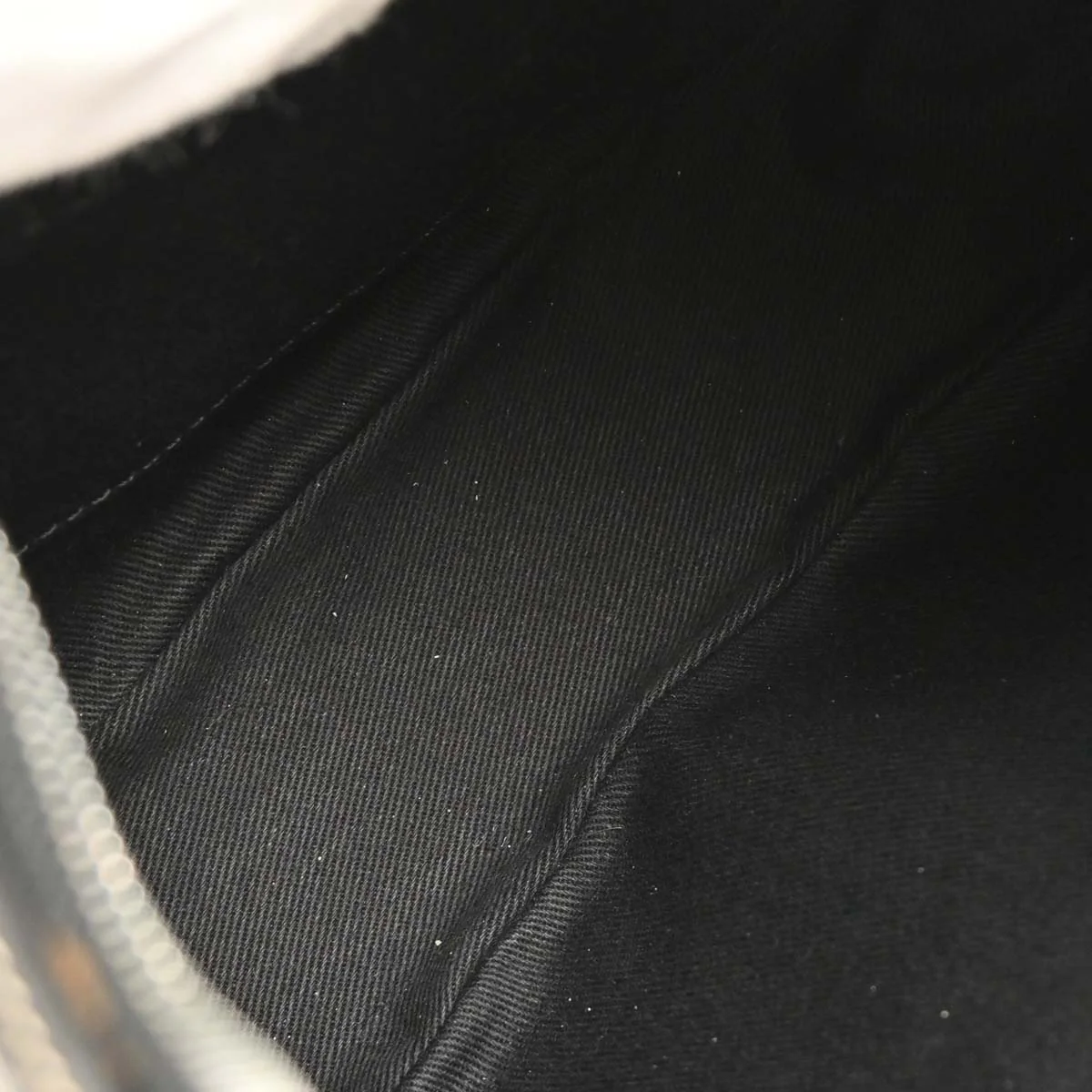 Celine Gray Canvas Macadam Handbag - Image 8