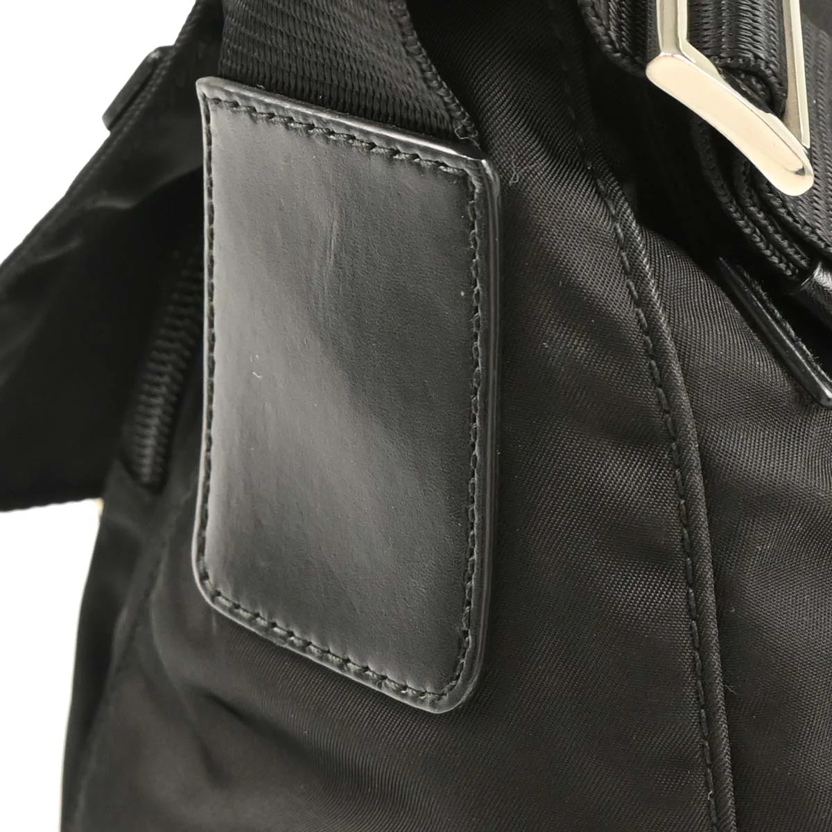 Prada Black Nylon Shoulder Bag - Image 4