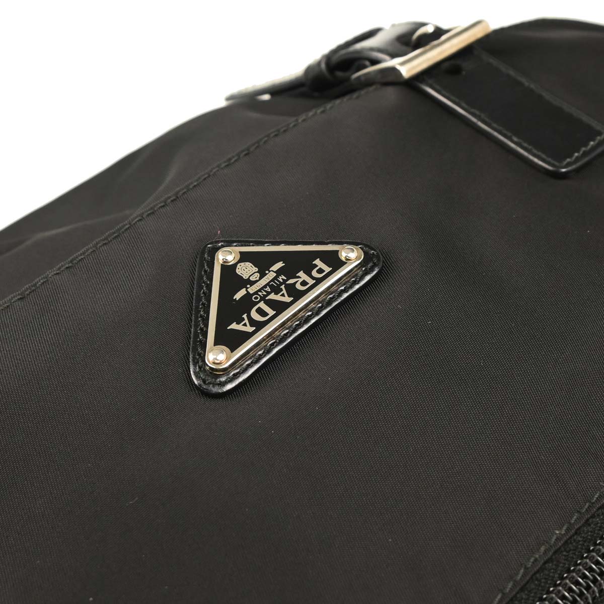 Prada Black Nylon Shoulder Bag - Image 6