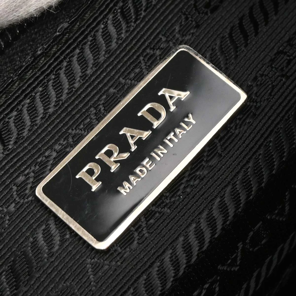 Prada Black Nylon Shoulder Bag - Image 8