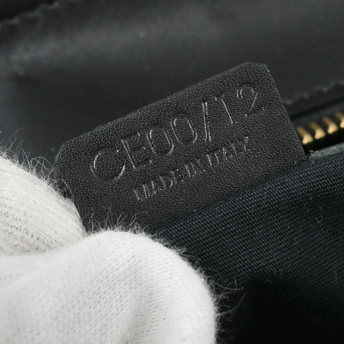 Celine Black Leather Tote Handbag - Image 10