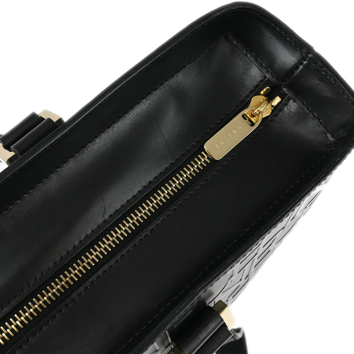Celine Black Leather Tote Handbag - Image 8