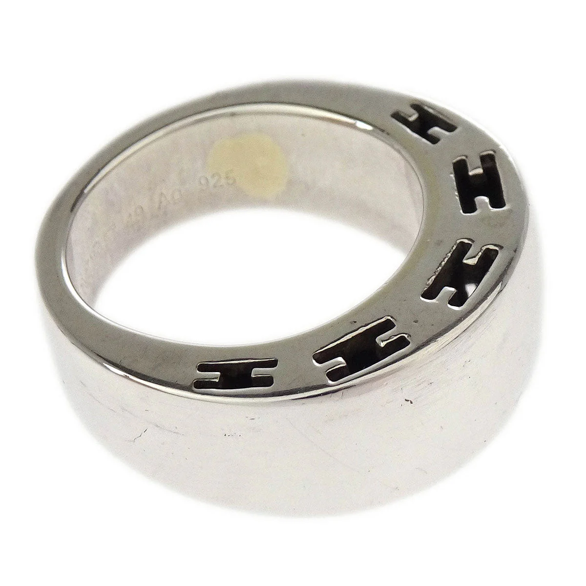 Hermes Clarite Ring #49 #47 Ag925 Silver - Image 3