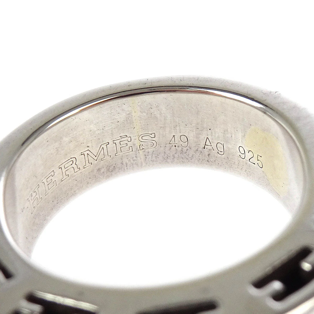 Hermes Clarite Ring #49 #47 Ag925 Silver - Image 4