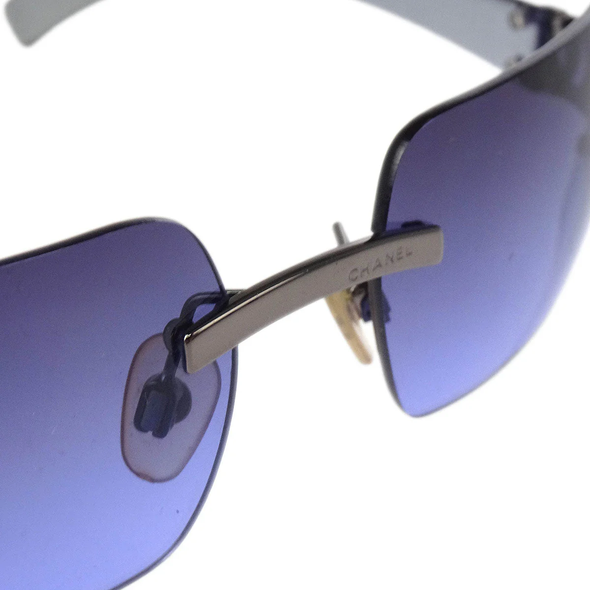 Chanel Sunglasses Eyewear Purple Small Good - Image 7
