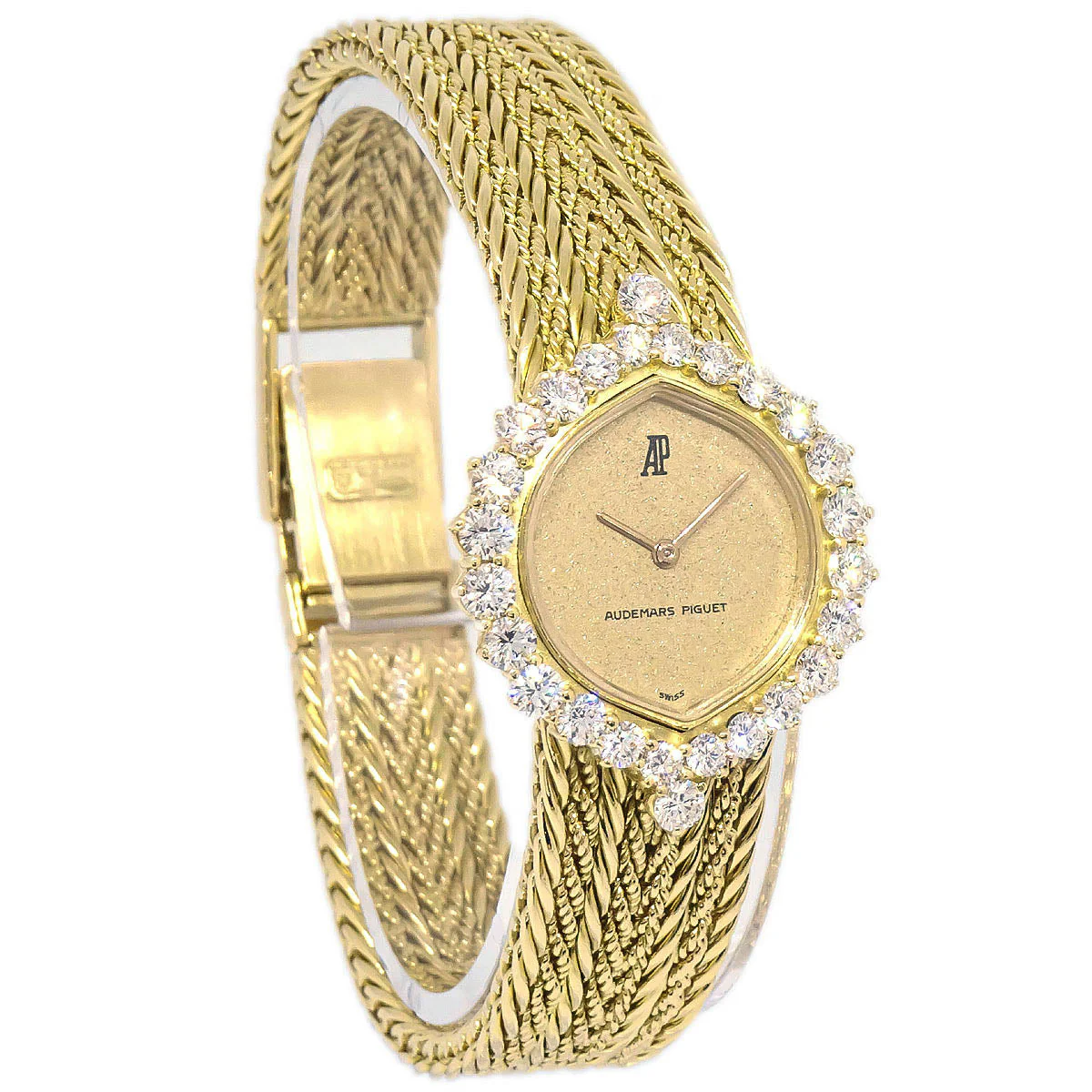 Audemars Piguet Diamond Bezel Manual-winding Watch 18KYG - Image 2