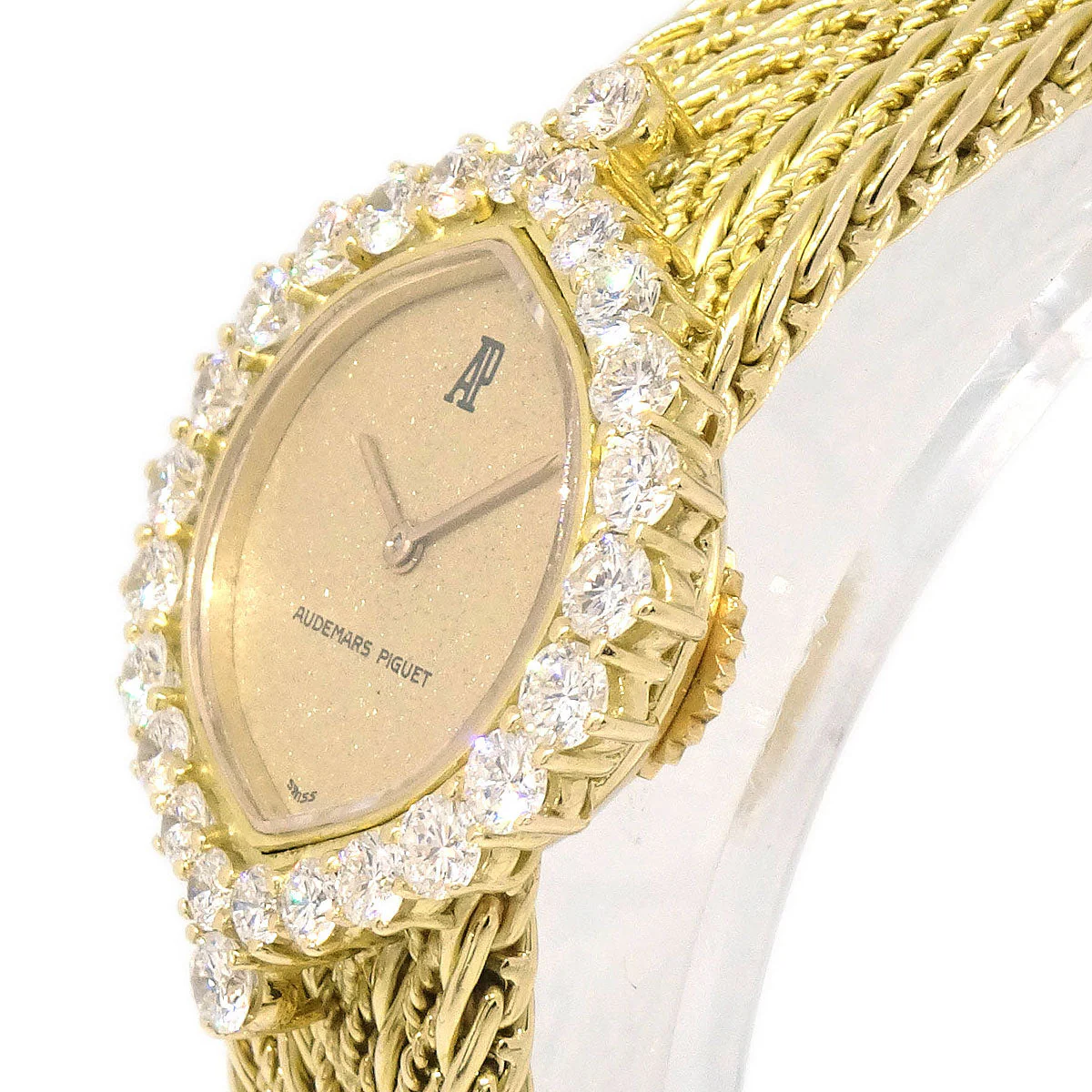 Audemars Piguet Diamond Bezel Manual-winding Watch 18KYG - Image 3