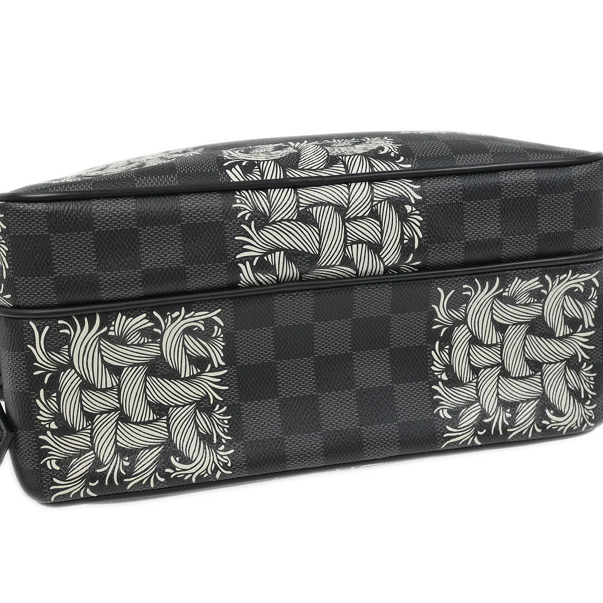 Louis Vuitton 2015 Damier Graphite Christopher Nemeth Nile PM Shoulder Bag N41572 - Image 3