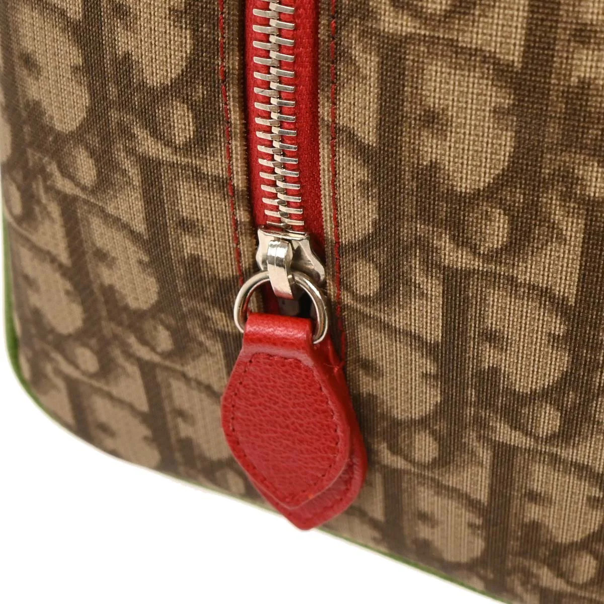 Christian Dior Brown Rasta-Color Trotter Handbag - Image 7