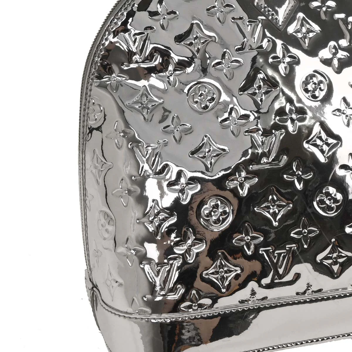 Louis Vuitton Silver Monogram Miroir Alma MM Handbag M93623 - Image 3