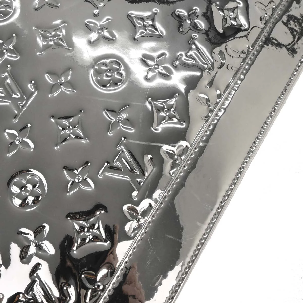 Louis Vuitton Silver Monogram Miroir Alma MM Handbag M93623 - Image 4