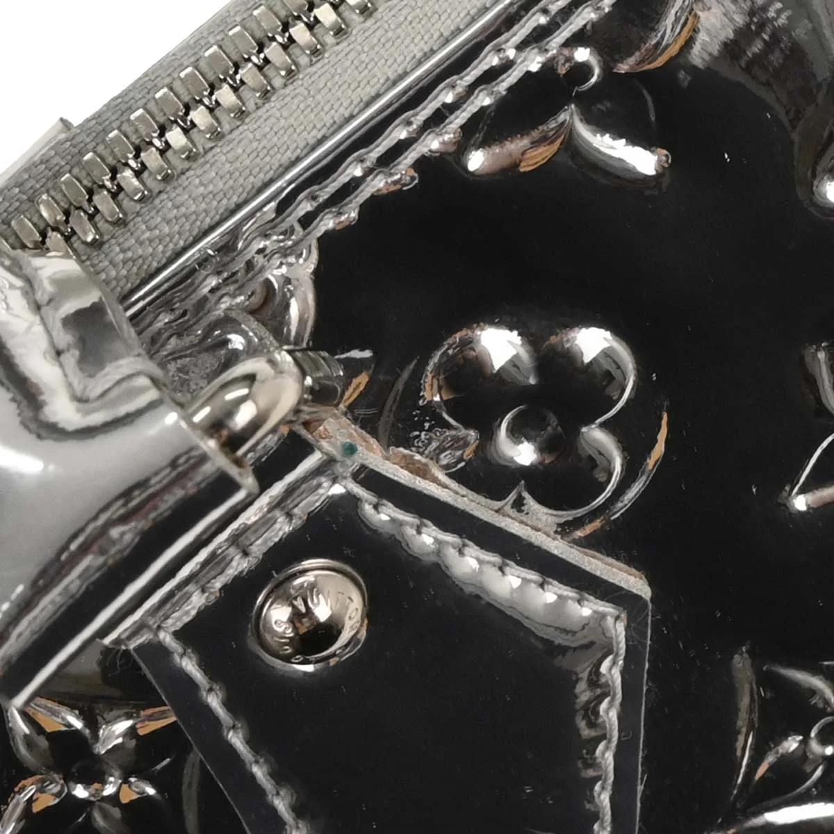 Louis Vuitton Silver Monogram Miroir Alma MM Handbag M93623 - Image 5
