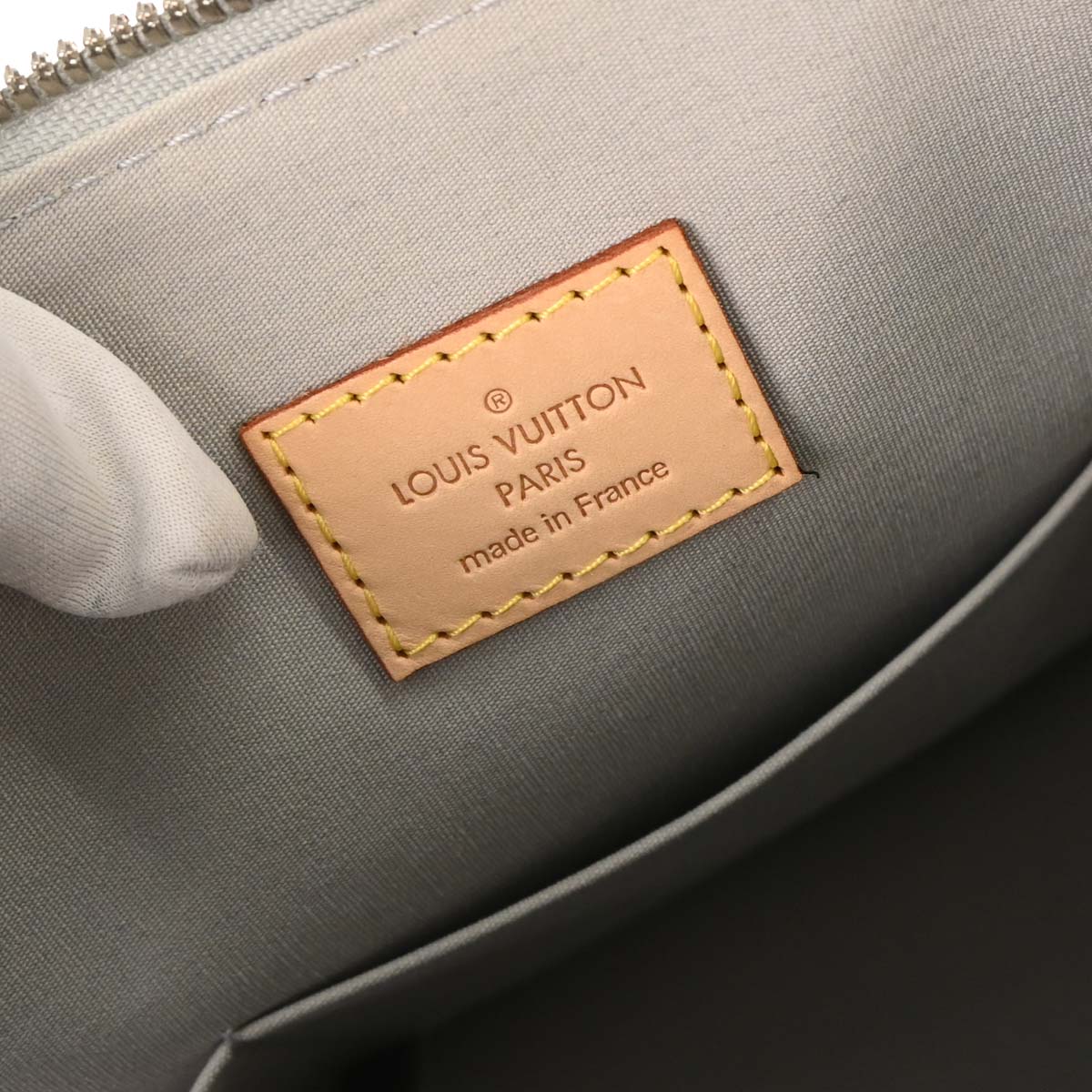 Louis Vuitton Silver Monogram Miroir Alma MM Handbag M93623 - Image 9