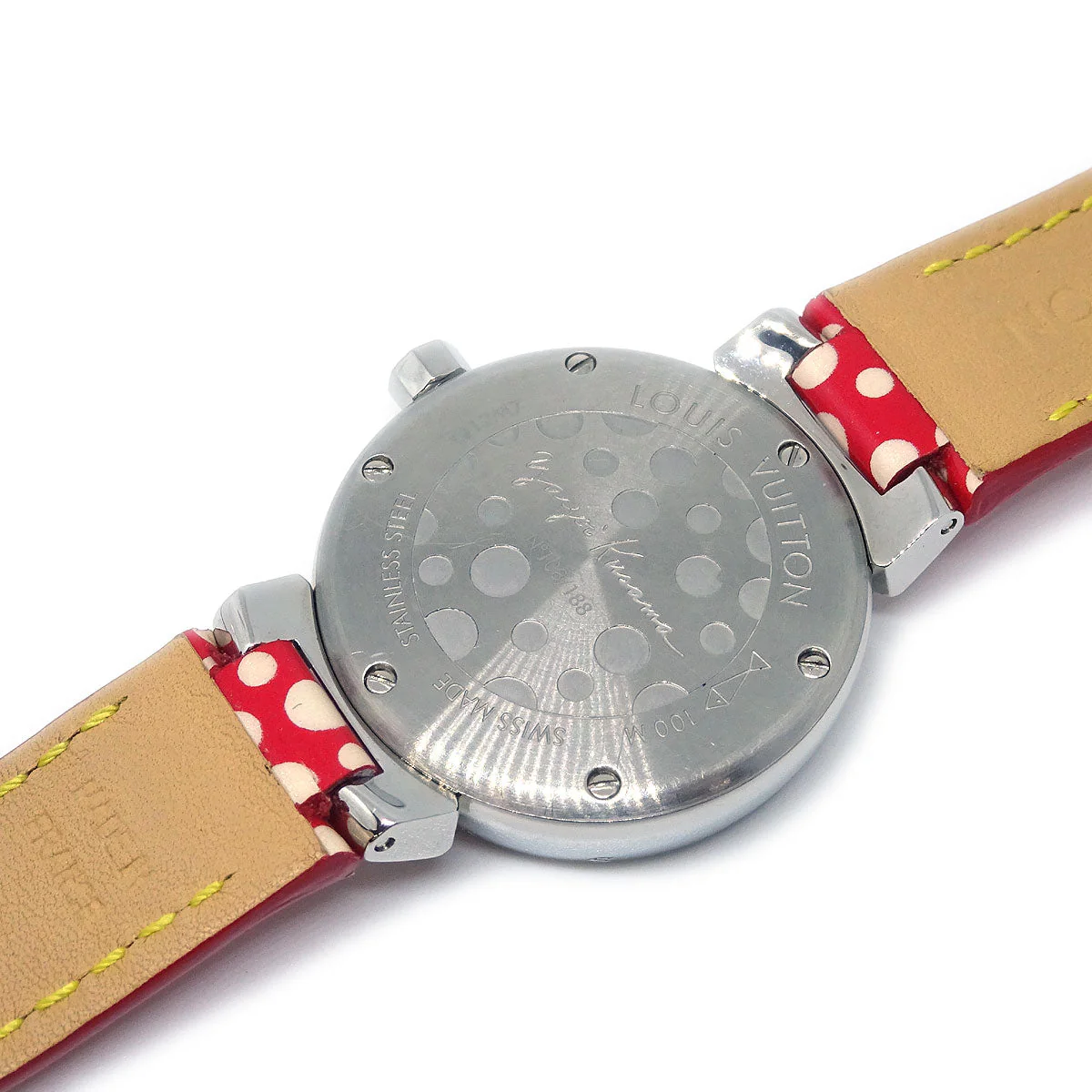 Louis Vuitton Q12M7 Tambour Yayoi Kusama Quartz Watch - Image 6