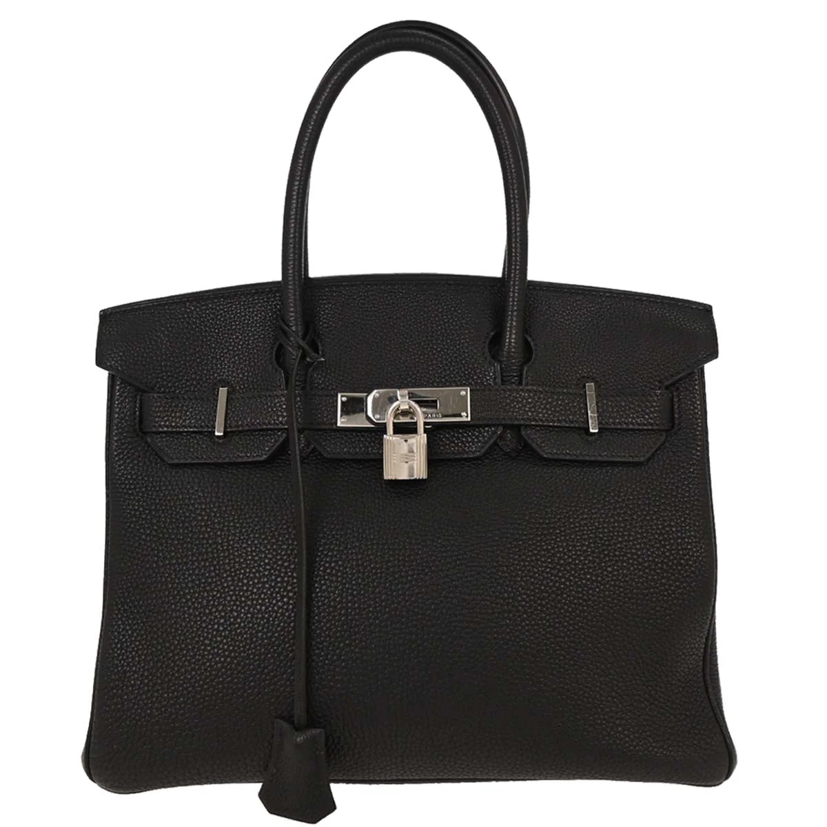 Hermes 2002 Black Togo Birkin 30 Handbag