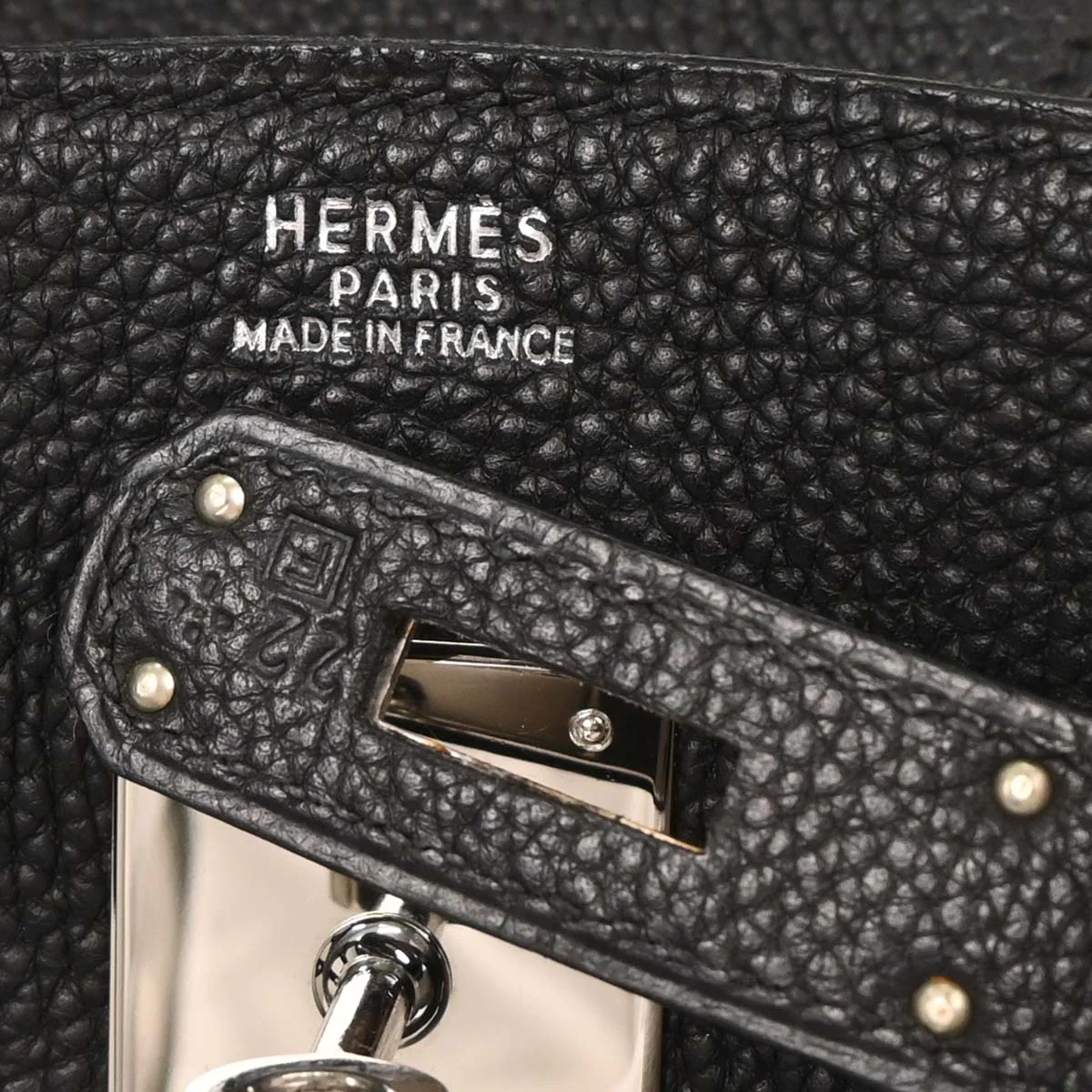 Hermes 2002 Black Togo Birkin 30 Handbag - Image 10