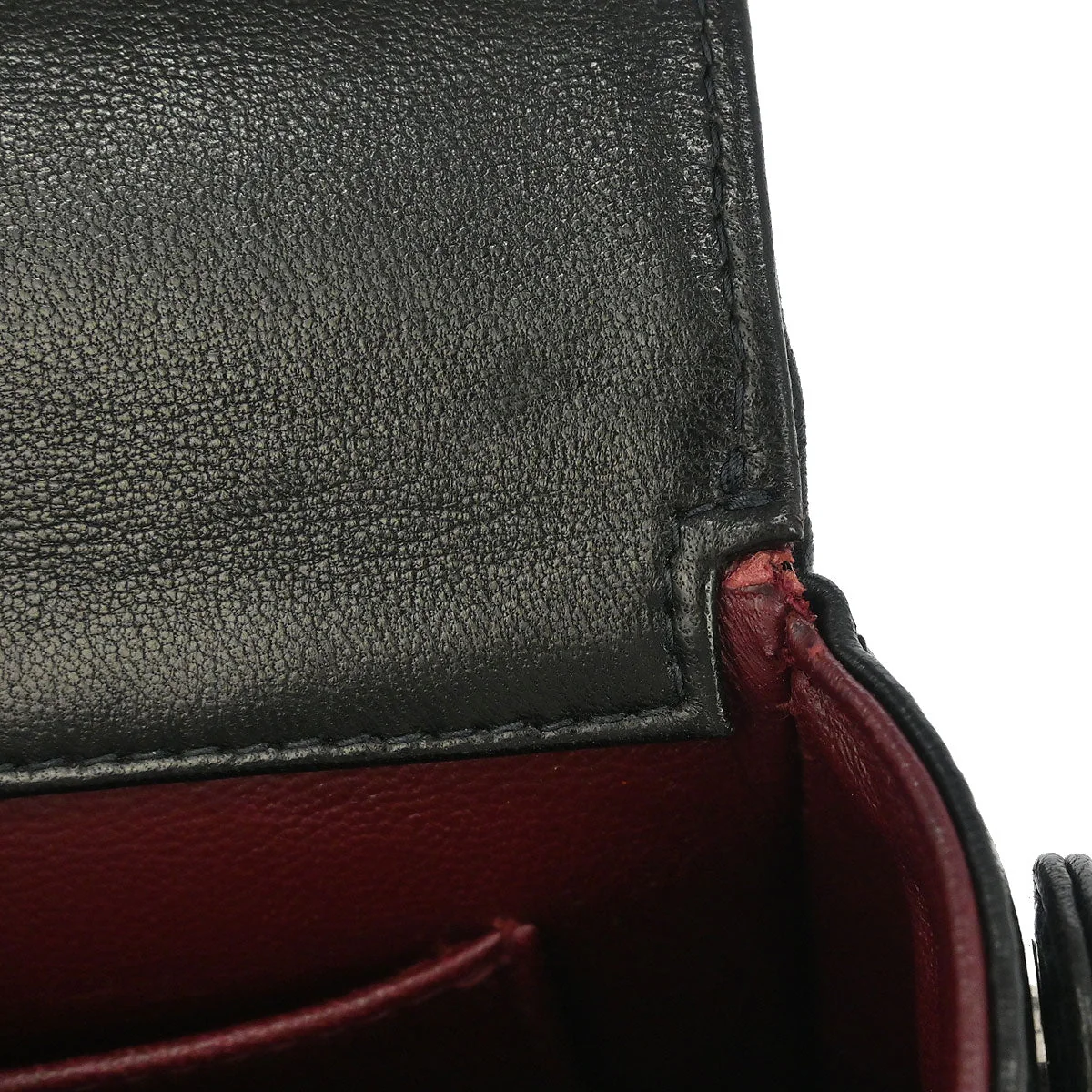 Chanel 1997-1999 Black Lambskin Handbag - Image 10