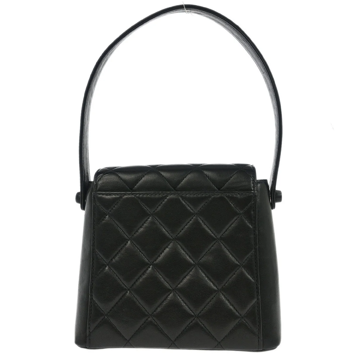 Chanel 1997-1999 Black Lambskin Handbag - Image 2