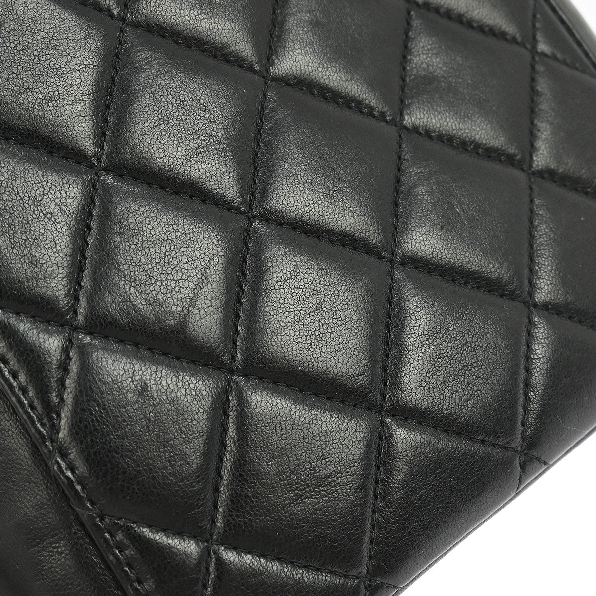 Chanel 1997-1999 Black Lambskin Handbag - Image 5