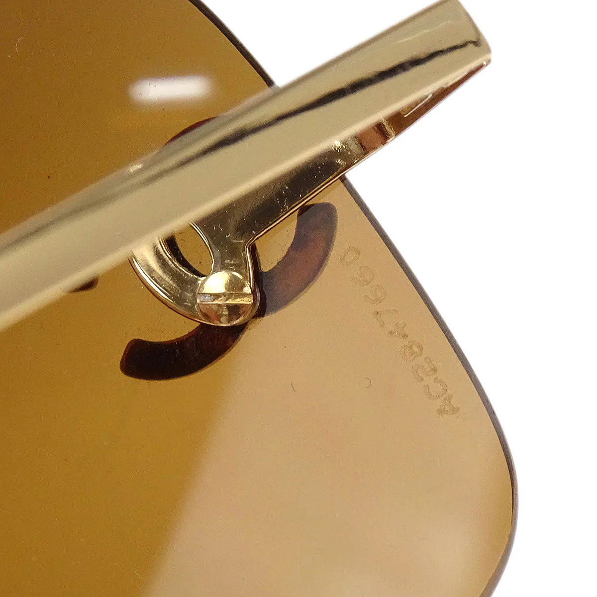 Chanel Sunglasses Eyewear Brown Small Good - Image 7