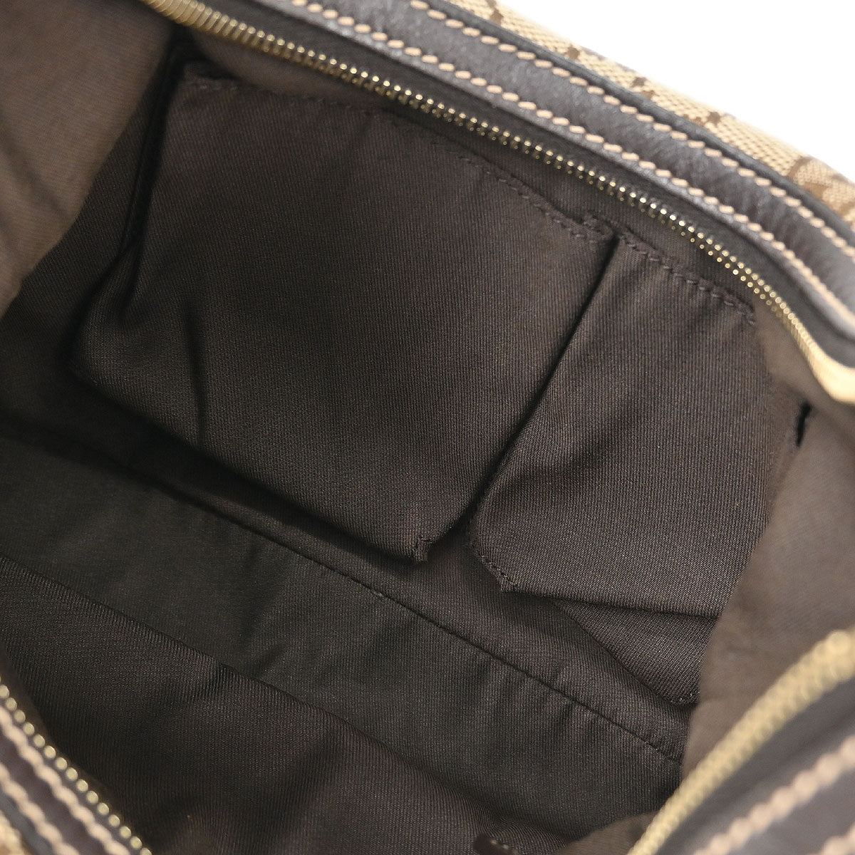 Gucci Beige Canvas GG Hobo Handbag - Image 8