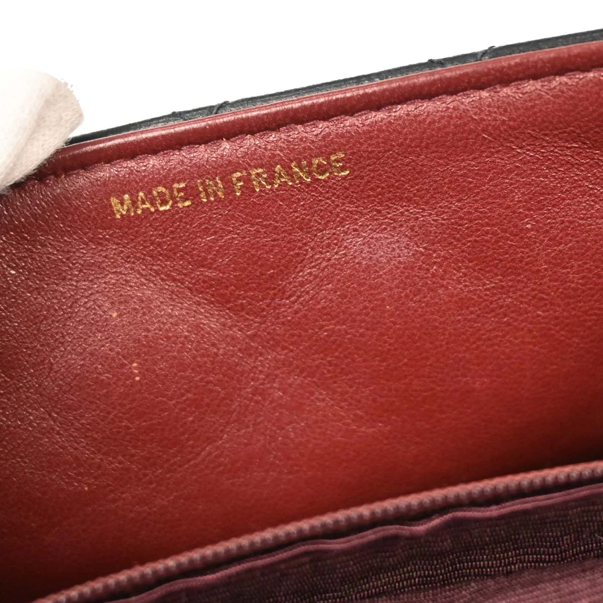 Chanel 1991-1994 Black Lambskin Classic Square Flap Shoulder Bag - Image 9