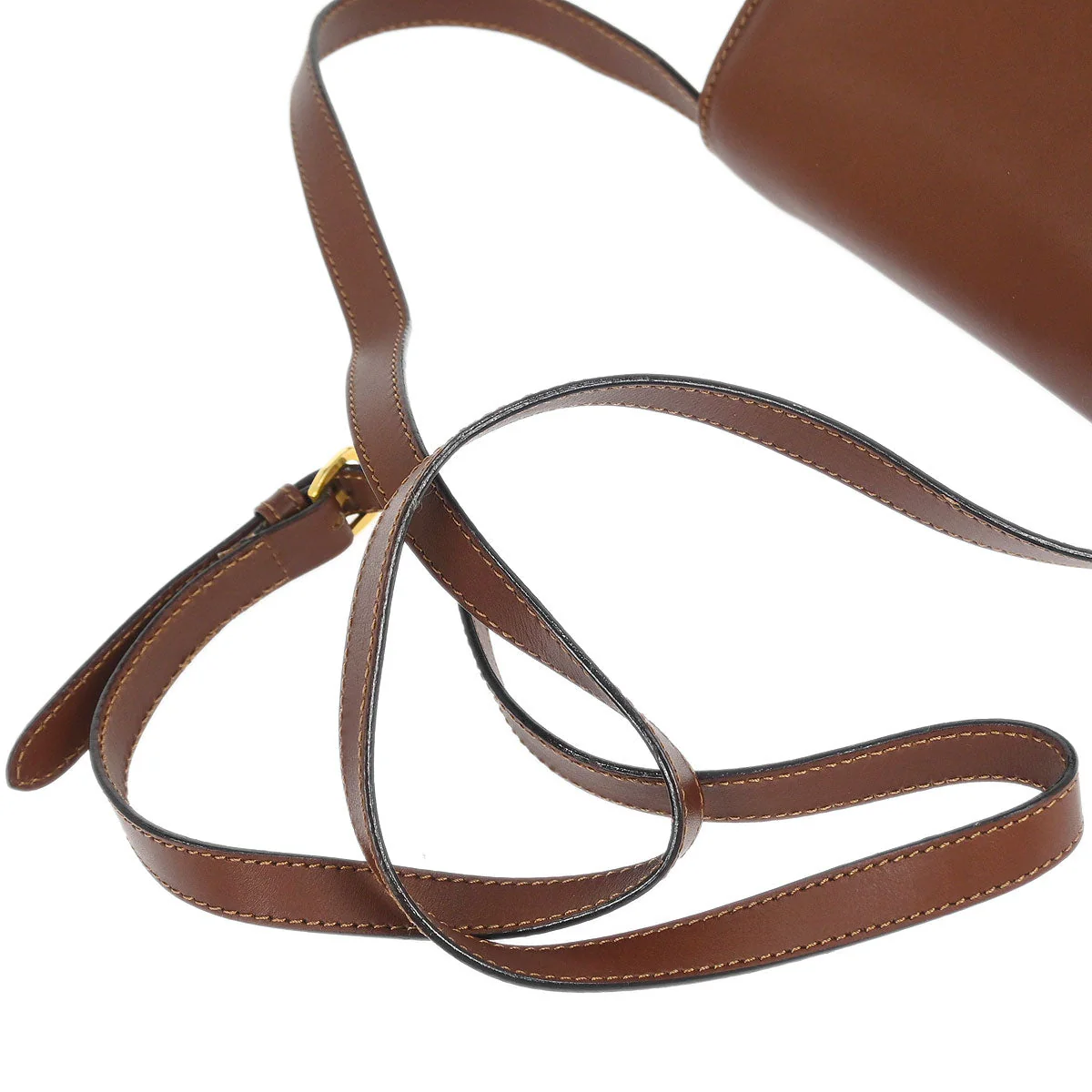 Salvatore Ferragamo Brown Shoulder Bag - Image 6