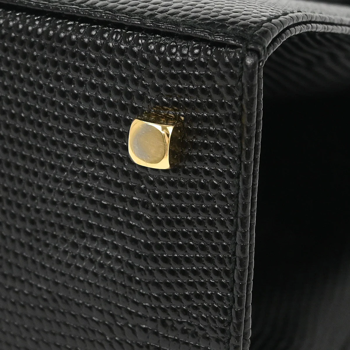 Salvatore Ferragamo Black Vara Bow Handbag - Image 4