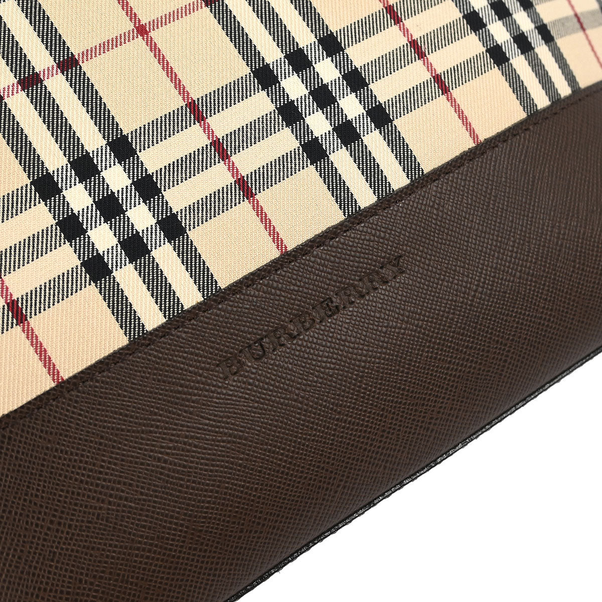 Burberry Beige Burberry Check Tote Handbag - Image 4
