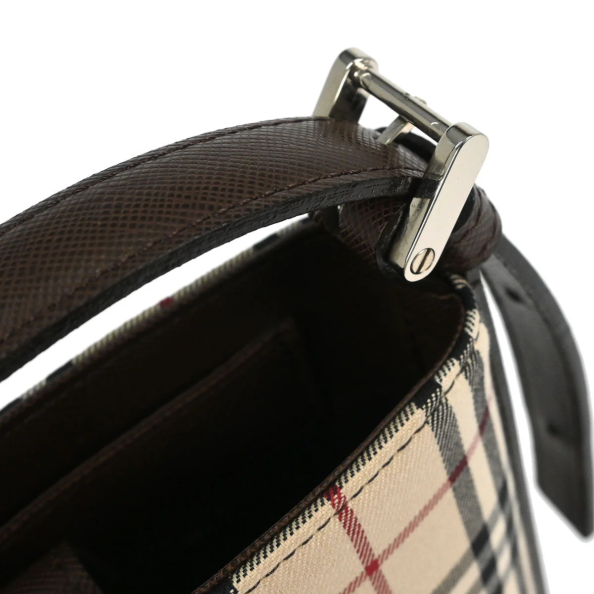 Burberry Beige Burberry Check Tote Handbag - Image 7