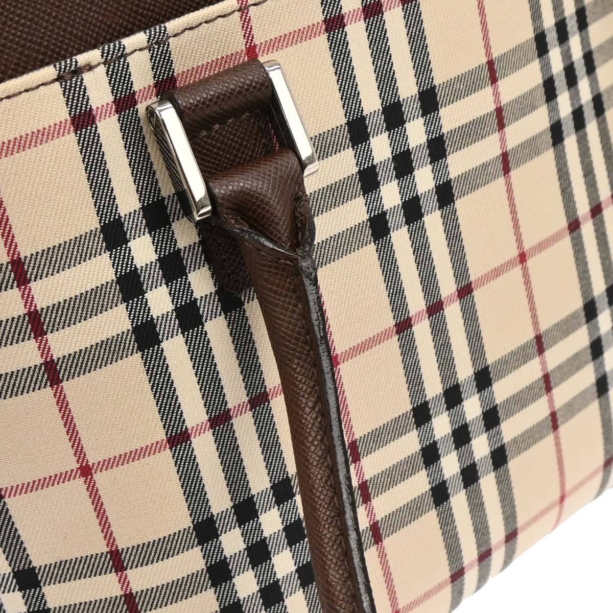 Burberry Beige Brown Burberry Check Tote Handbag - Image 5