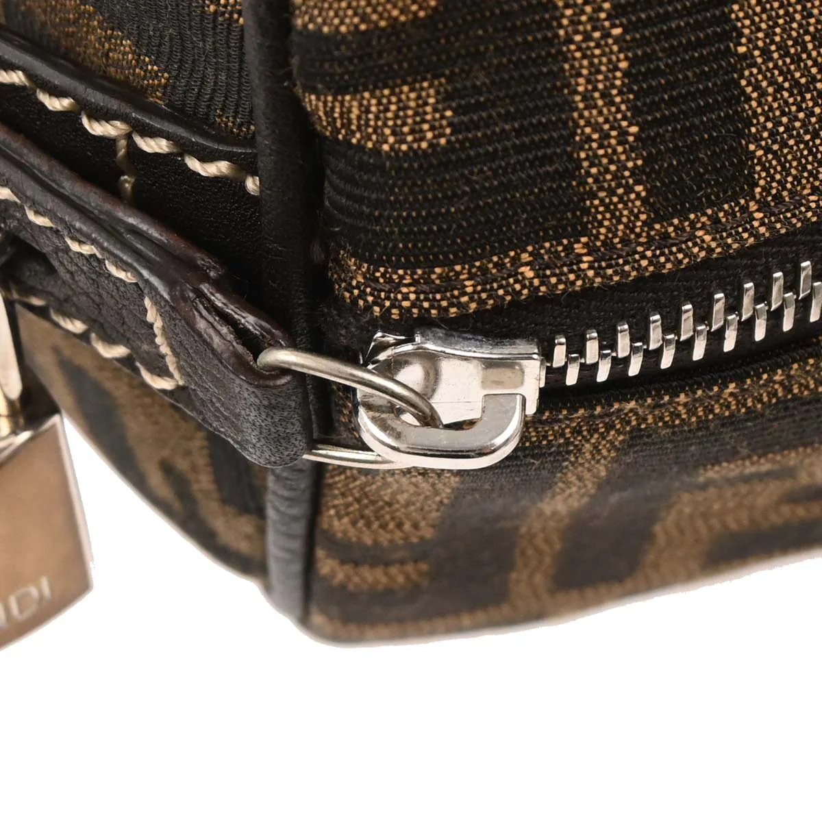 Fendi Brown Zucca Duffle Bag - Image 6