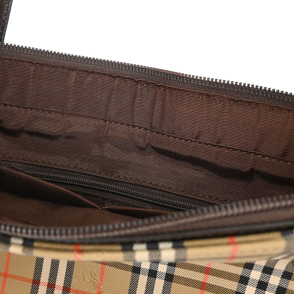 Burberry Beige House Check Tote Handbag - Image 10