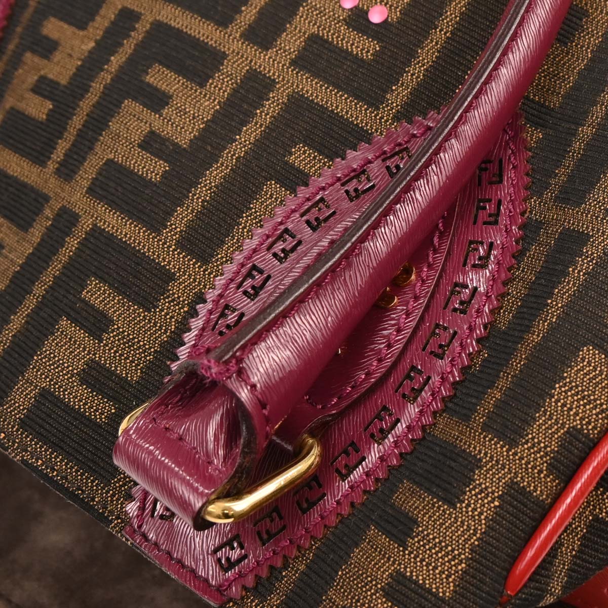 Fendi Brown Zucca Etnico Handbag - Image 5