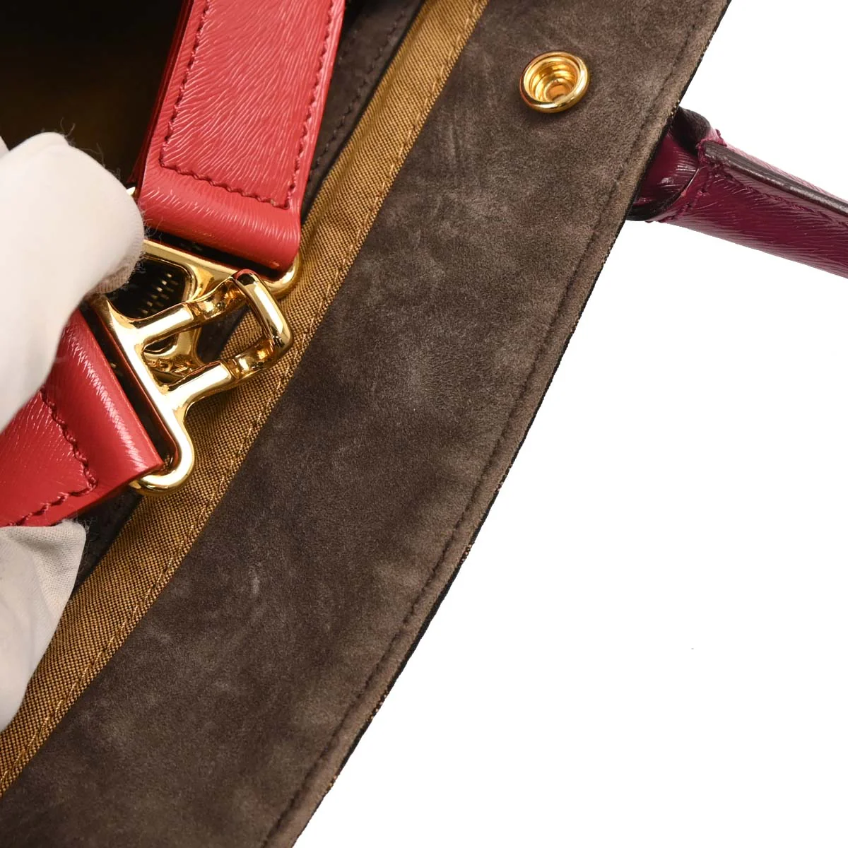 Fendi Brown Zucca Etnico Handbag - Image 8