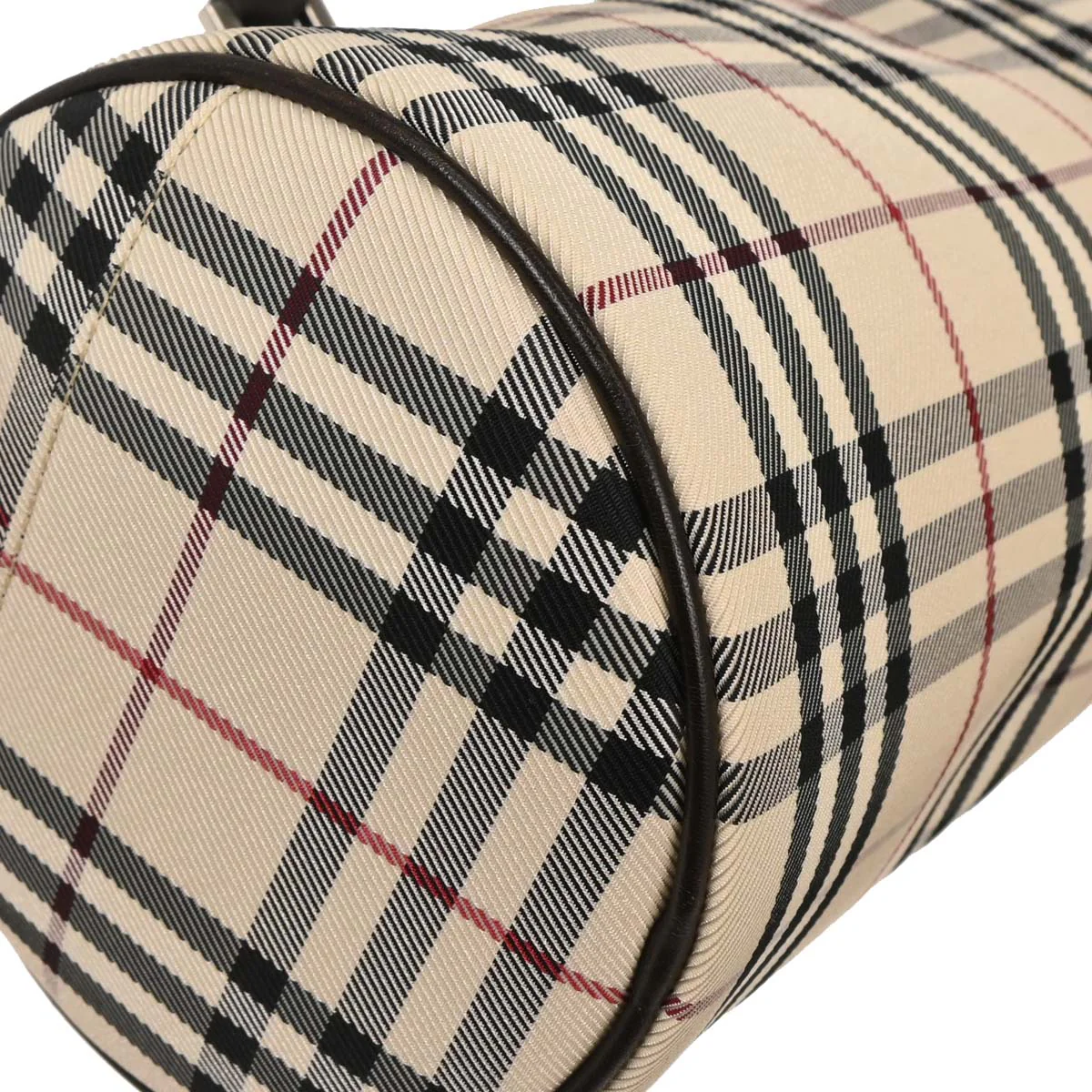 Burberry Beige Burberry Check Handbag - Image 4
