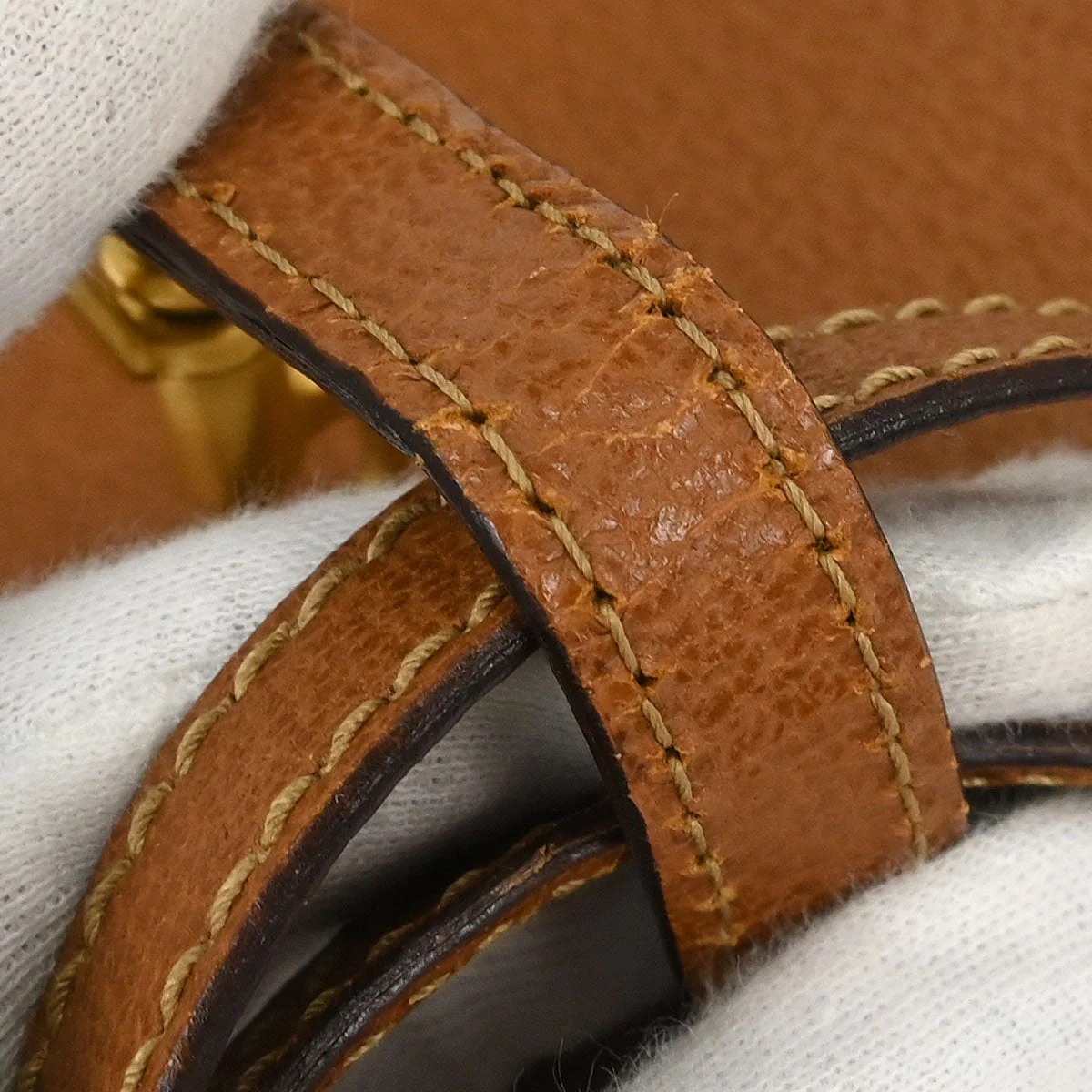 Gucci Brown Pigskin Bamboo 2way Shoulder Handbag - Image 10